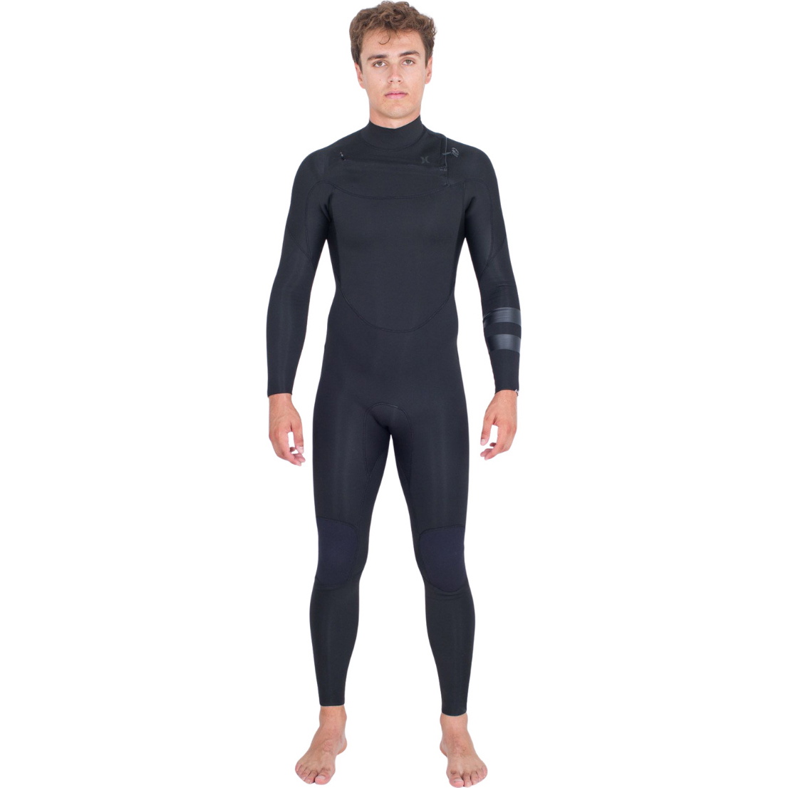 2026 Hurley Da Uomo Air 3/2mm Chest Zip Muta MFS0013312 - Black